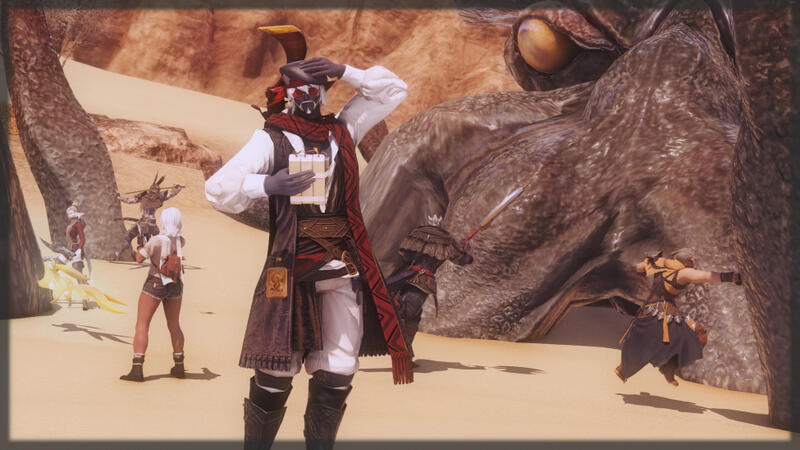 The Ravenwood Crew fending off a sea kraken.